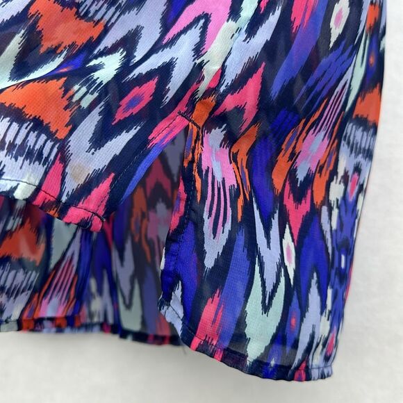 Gap Sheer Sz Small Tie Neck Sleeveless Boho Top Blouse - Picture 5 of 9